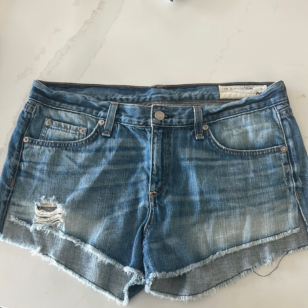 Rag & Bone denim short shorts